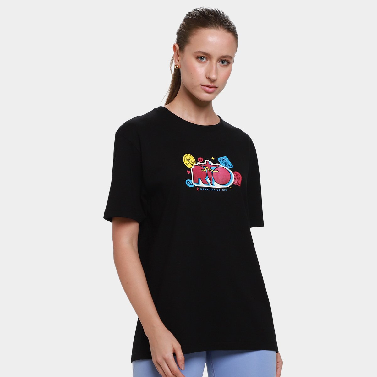 Camiseta Maratona do Rio Stickers - 1