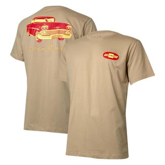 Camiseta Masc. Chevrolet Classics Golden Years - Marrom Claro