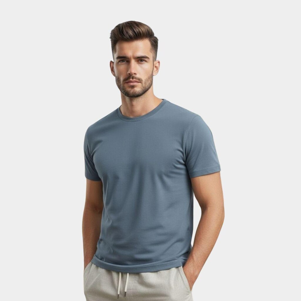Camiseta Masculina 100% Algodão Básica Premium Medson