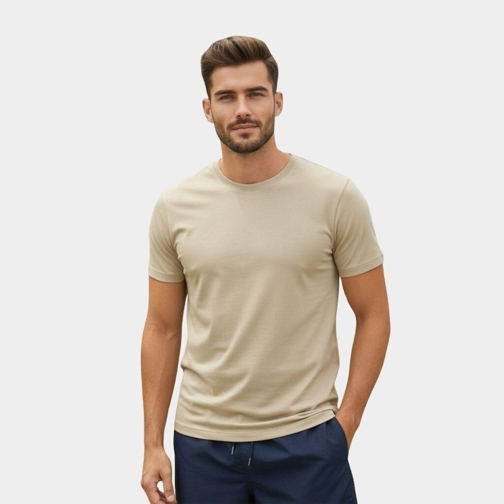 Camiseta Masculina 100% Algodão Básica Premium Medson
