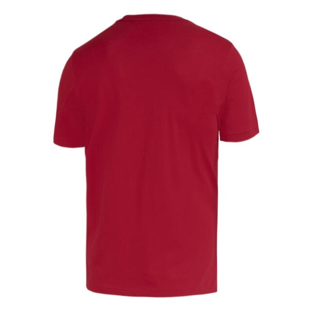 CAMISETA MASCULINA ADIDAS FLAMENGO BASIC VERMELHA - FORMA GRANDE
