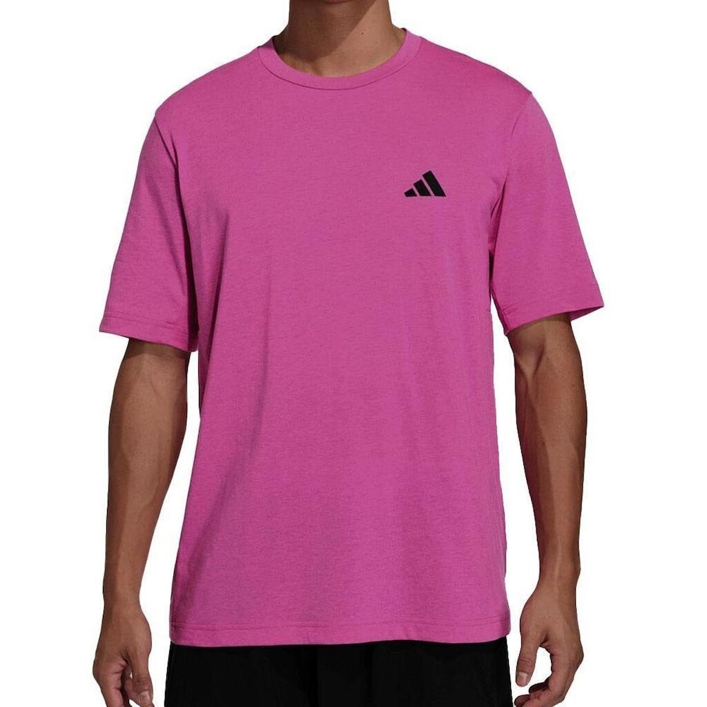 Camiseta Masculina Adidas Treino Workout Essentials Feelready Rosa - KD55