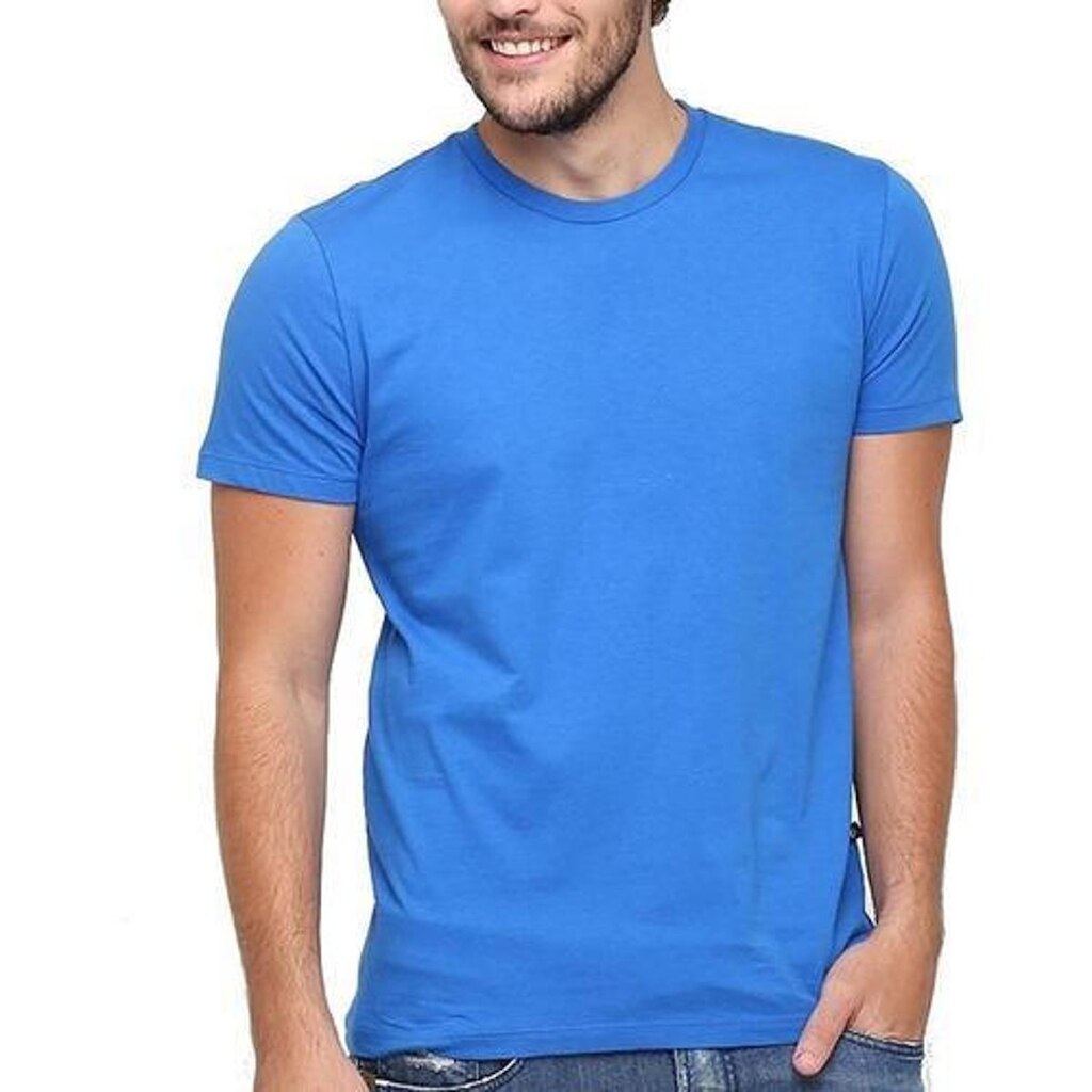 Camiseta Masculina Algodão Básica Camisa Atacado 30.1 Lisa
