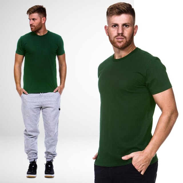 Camiseta Masculina Algodão - Básica Lisa
