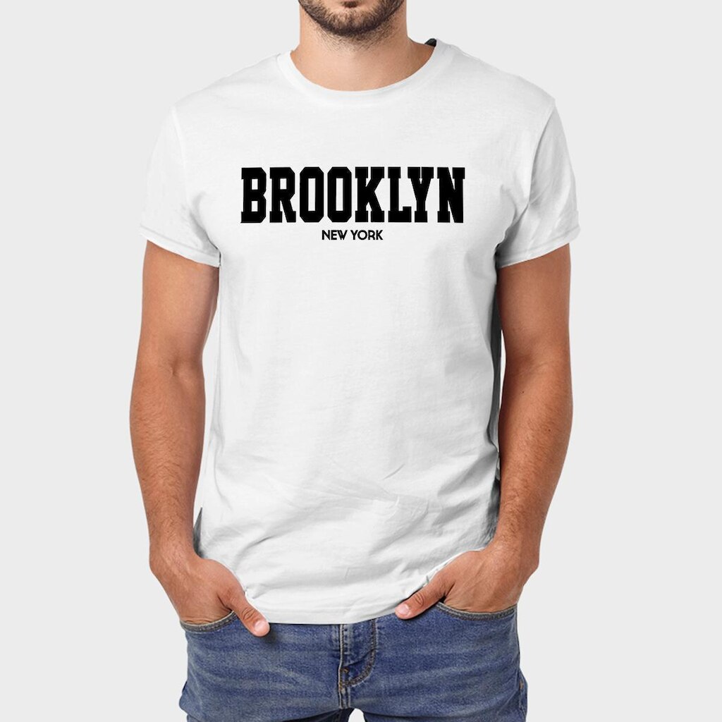 Camiseta Masculina Algodão Brooklyn Premium