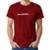 Camiseta Masculina Algodão Estampa Paris Casual - Vinho