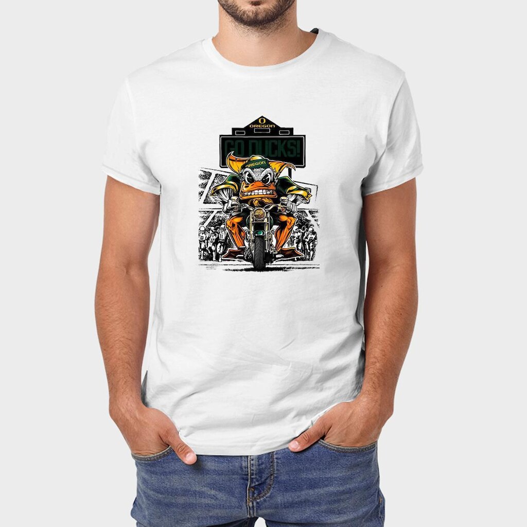 Camiseta Masculina Algodão Go Ducks Premium
