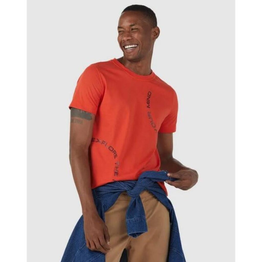 Camiseta Masculina Algodão Orgânico Malwee Ref. 106400