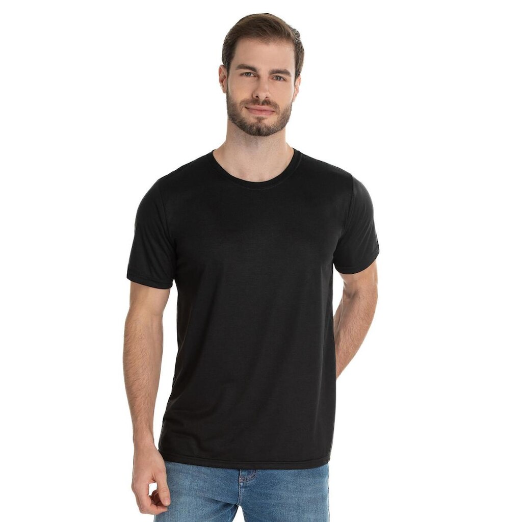 Camiseta Masculina Algodão Premium Básica Lisa