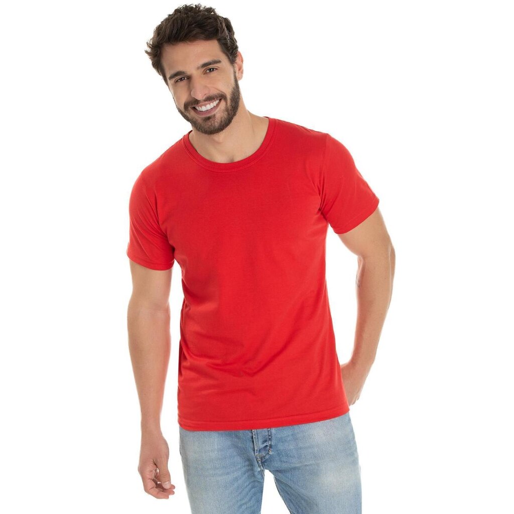Camiseta Masculina Algodão Premium Básica Lisa
