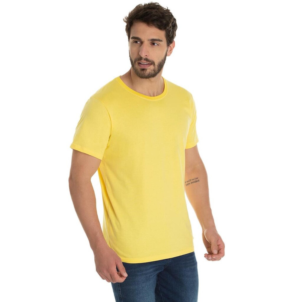 Camiseta Masculina Algodão Premium Básica Lisa