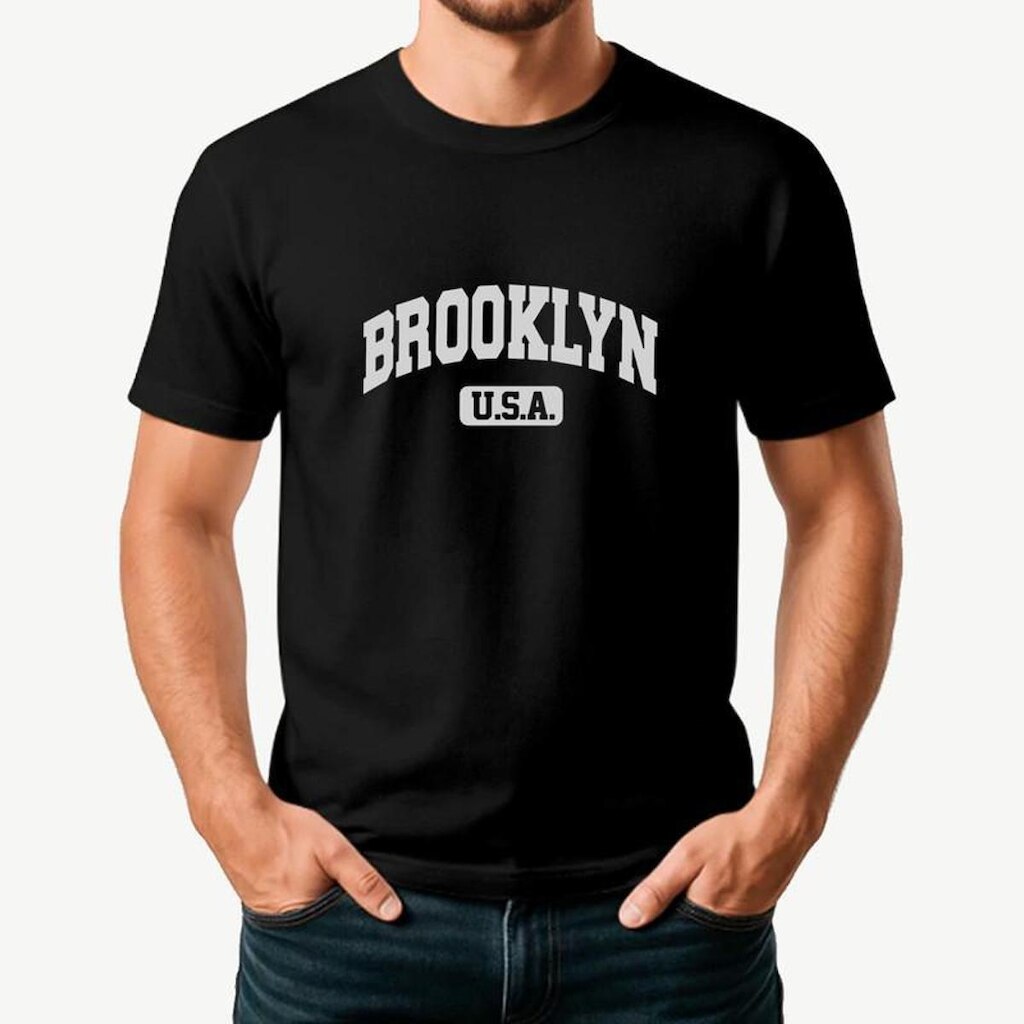 Camiseta Masculina Algodão Premium BROOKLIN