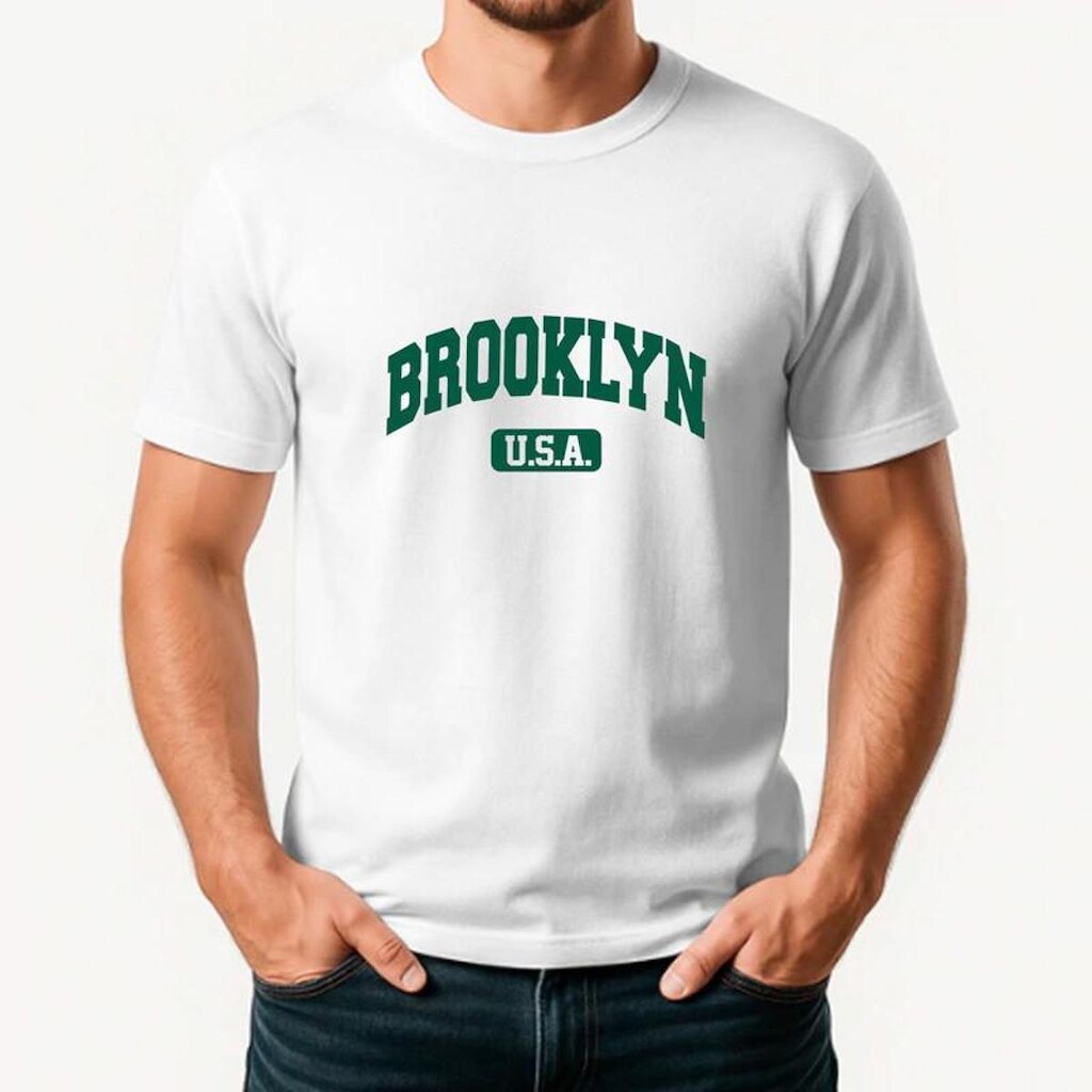 Camiseta Masculina Algodão Premium BROOKLIN