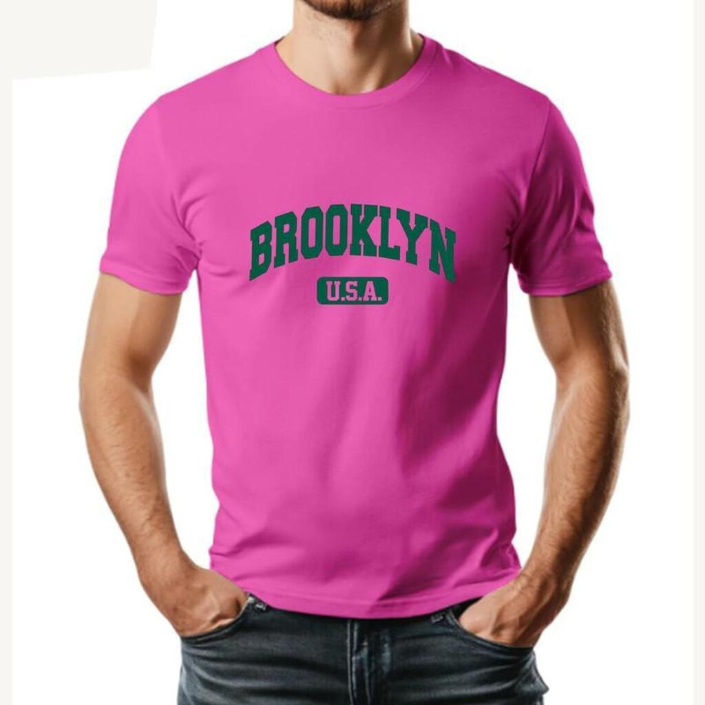 Camiseta Masculina Algodão Premium BROOKLIN