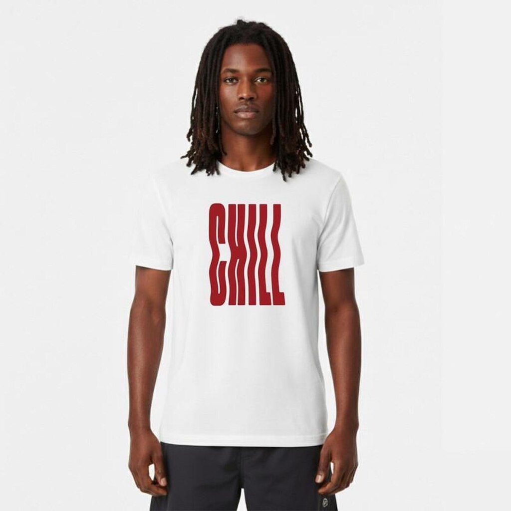 Camiseta Masculina Algodão Premium CHILL