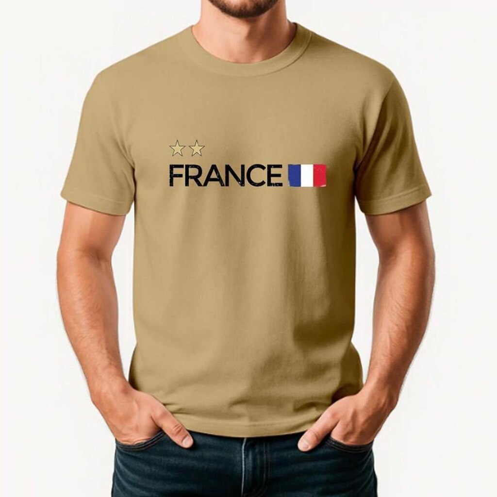 Camiseta Masculina Algodão Premium FRANCE
