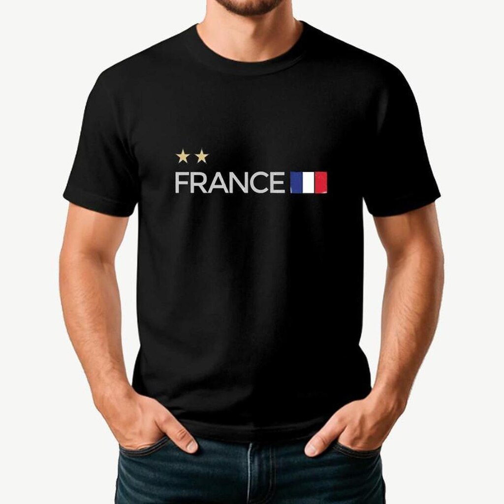 Camiseta Masculina Algodão Premium FRANCE