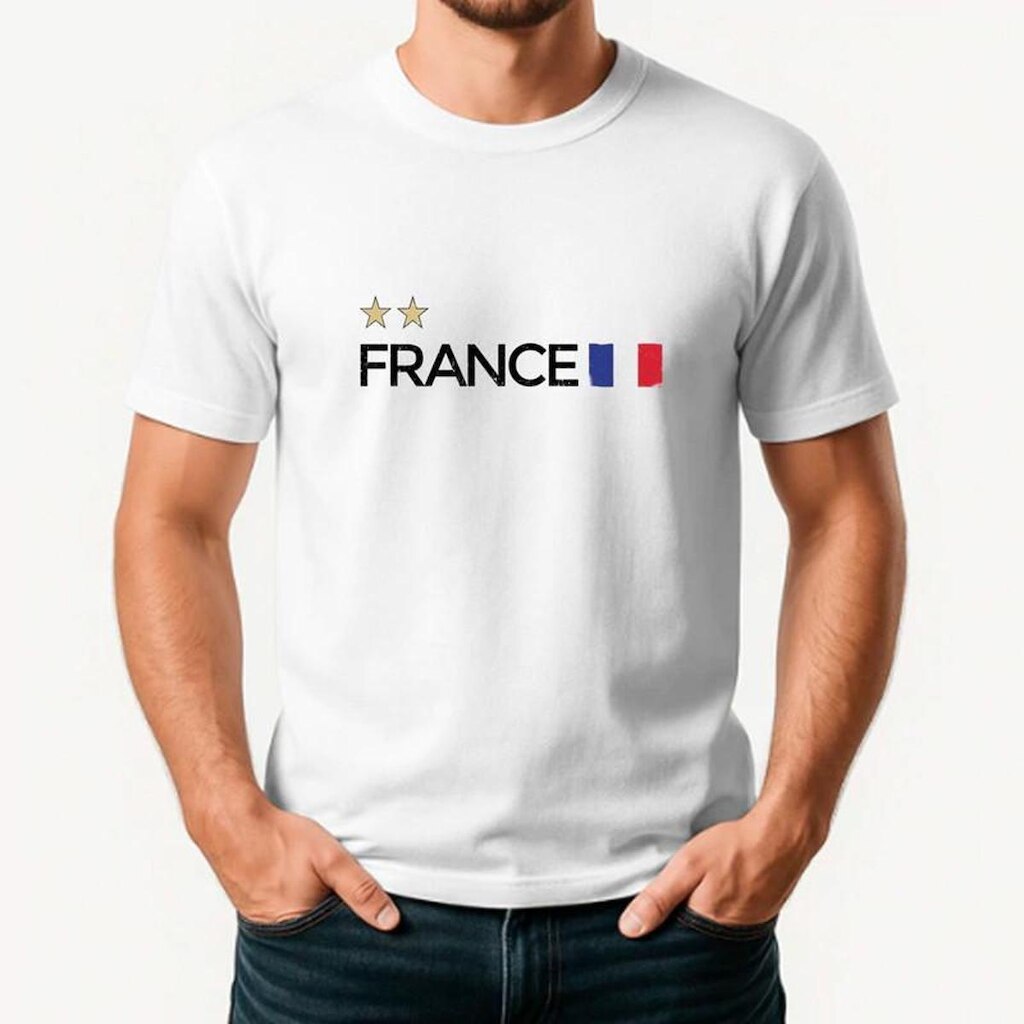Camiseta Masculina Algodão Premium FRANCE
