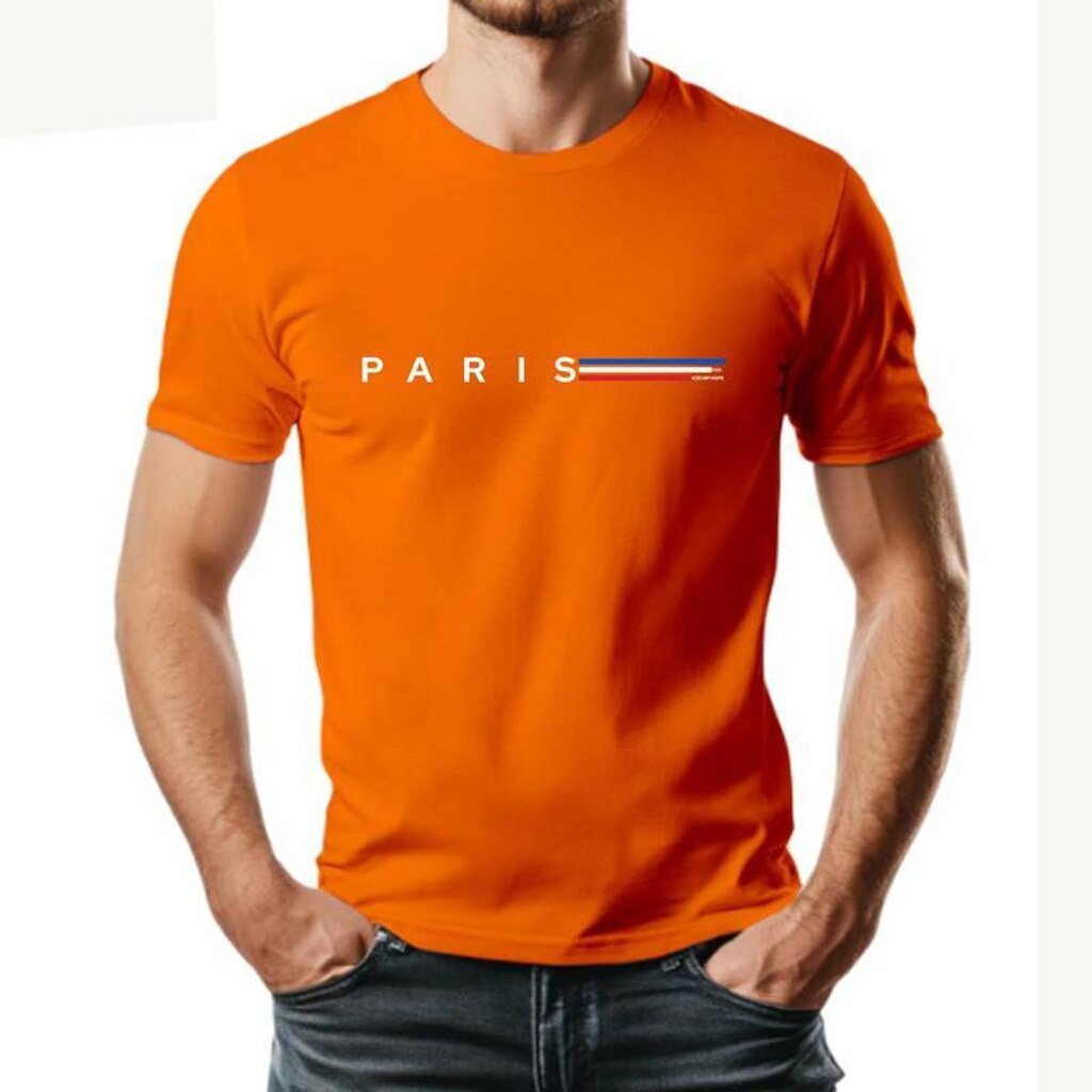 Camiseta Masculina Algodão Premium PARIS 02