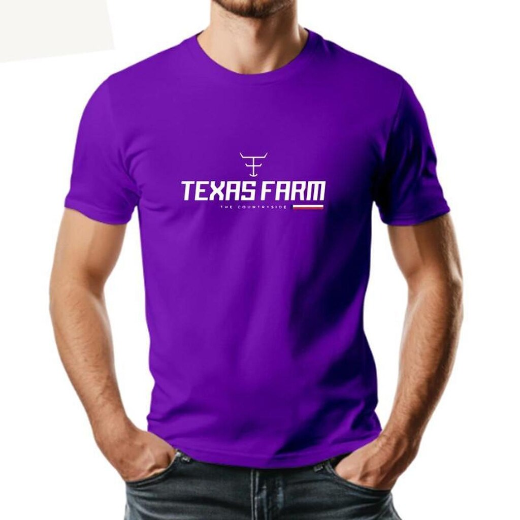 Camiseta Masculina Algodão Premium TEXAS FARM