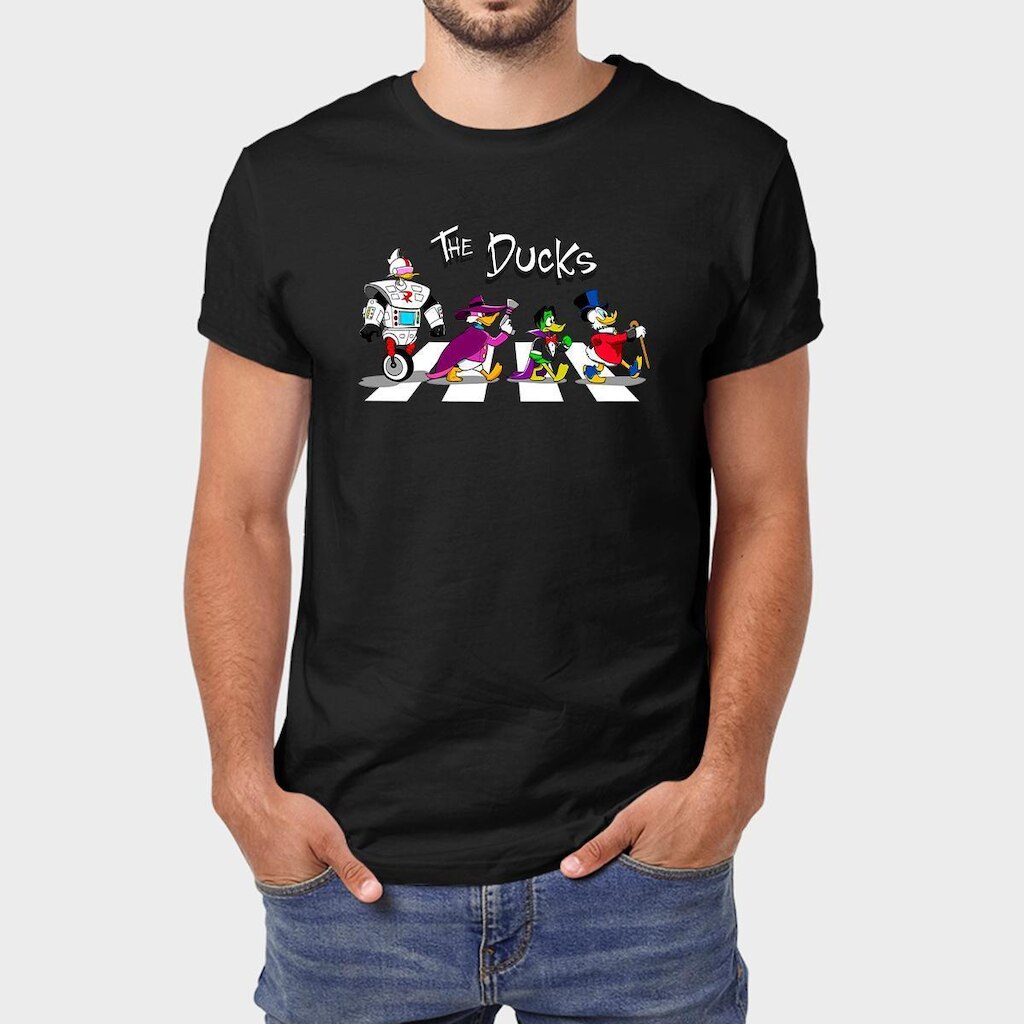 Camiseta Masculina Algodão The Ducks Premium