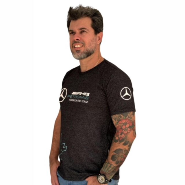 Camiseta Masculina ALLBOY Formula 1 MERCEDES