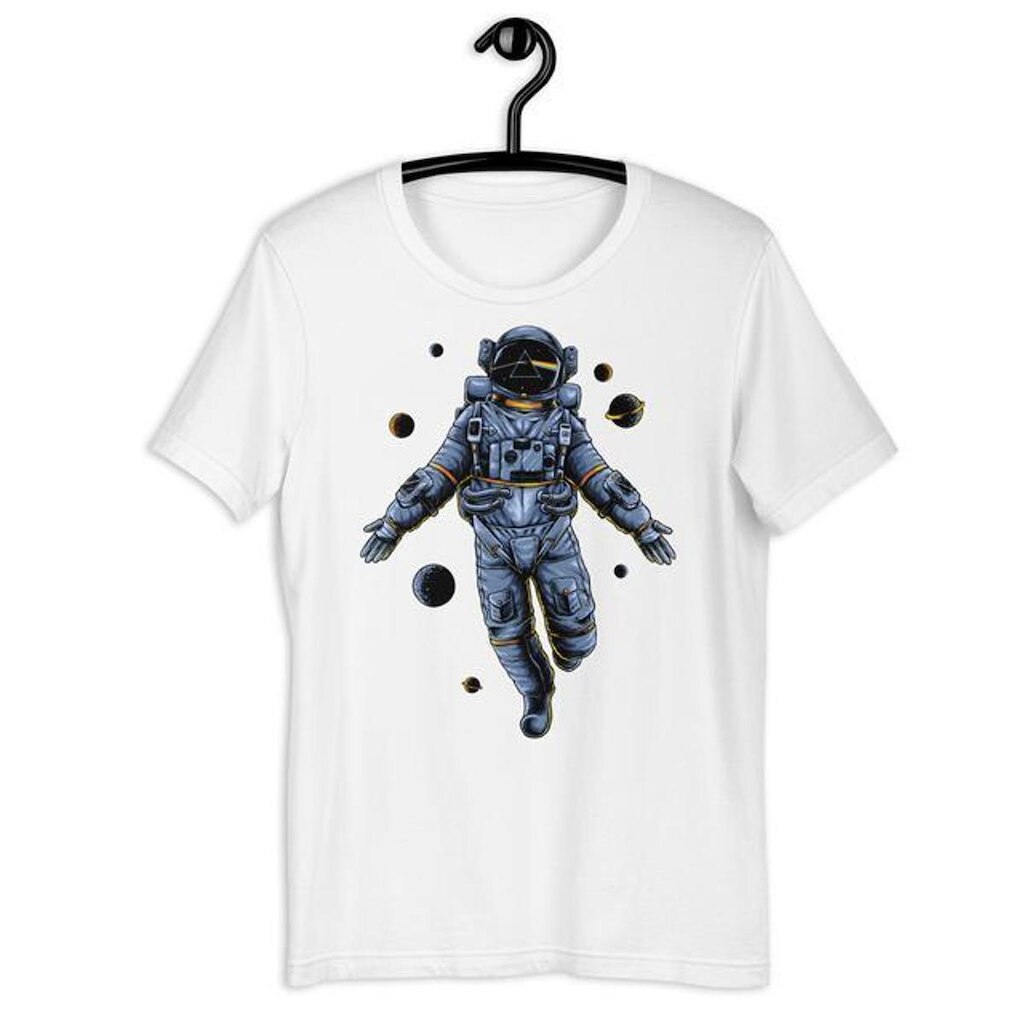 Camiseta Masculina Astronauta Dark Side