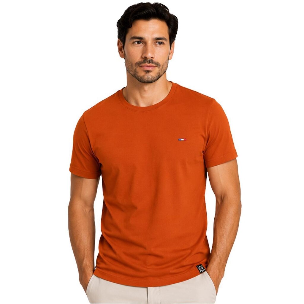 Camiseta Masculina Básica Lisa FMF Conforto Premium