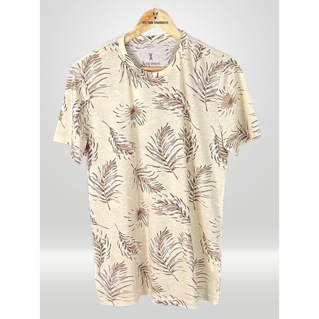 Camiseta Masculina Bege