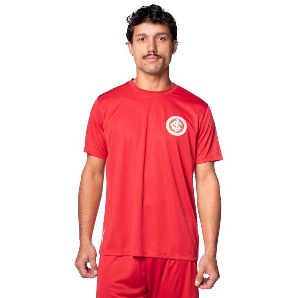 Camiseta Masculina Betel Inter 1909 Esporte Vermelho/Branco