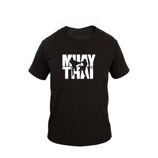 Camiseta Masculina Casual Algodão Manga Curta Estampa Thai 2