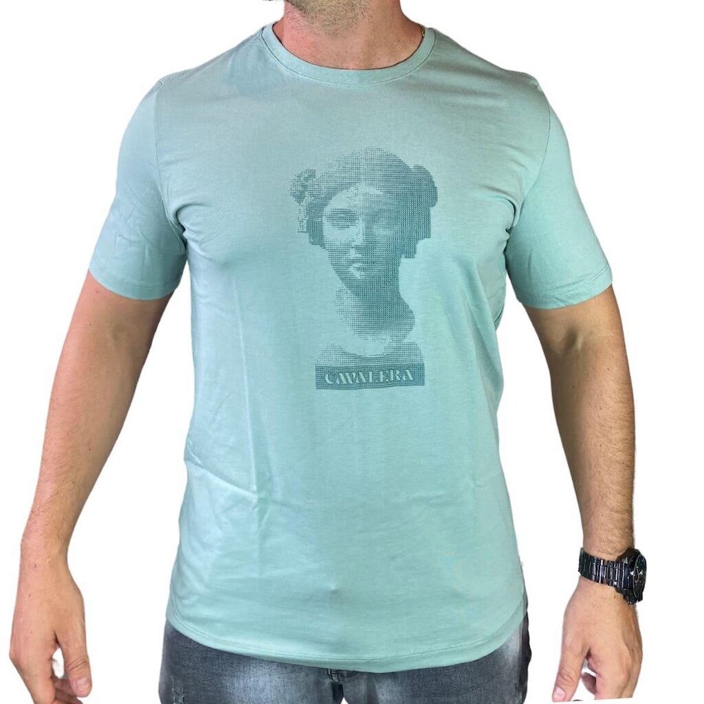 Camiseta Masculina Cavalera Indie Blust Estatua Original