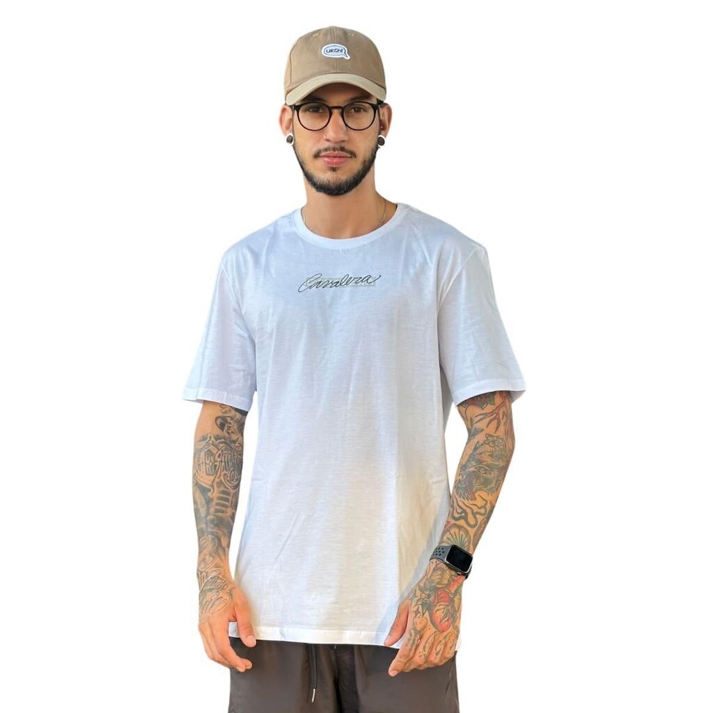 CAMISETA MASCULINA CAVALERA INDIE CURSIVE SIGNATURE
