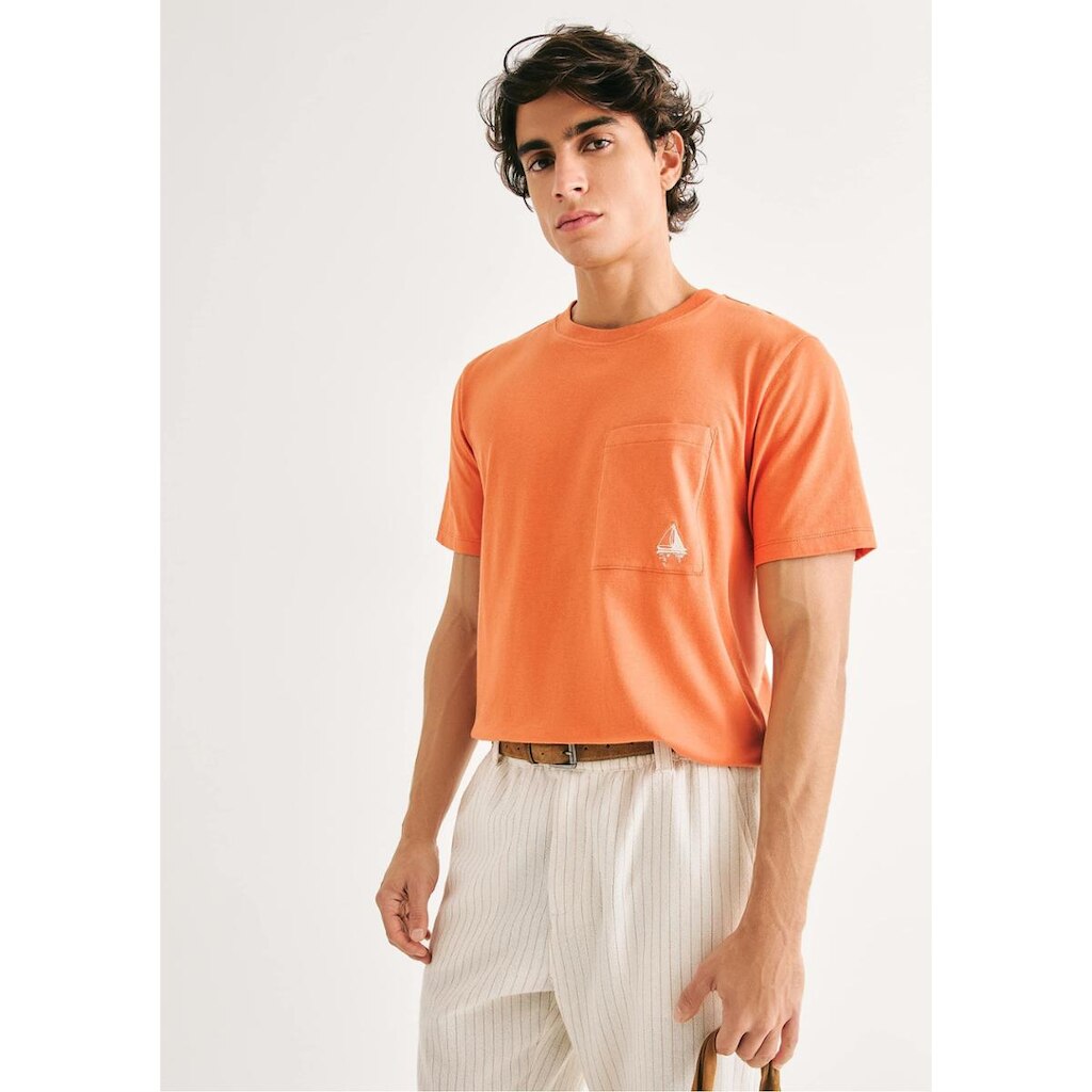 Camiseta Masculina Comfort Bordada
