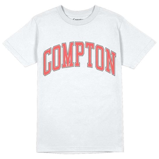 Camiseta Masculina Compton Lettering Collors - Branco | Netshoes