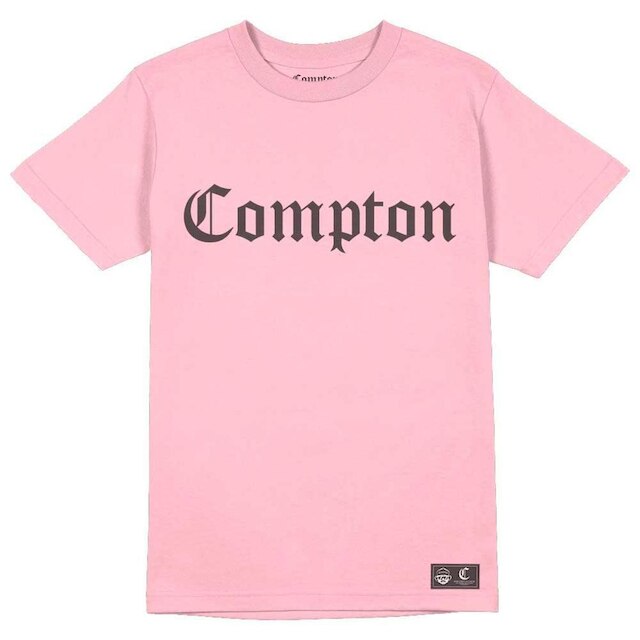 Camiseta Masculina Compton Tradicional - Rosa | Netshoes