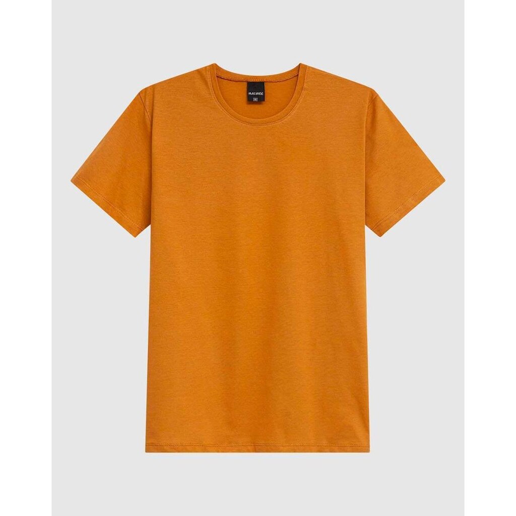 Camiseta Masculina Decote Redondo Manga Curta Em Algodão