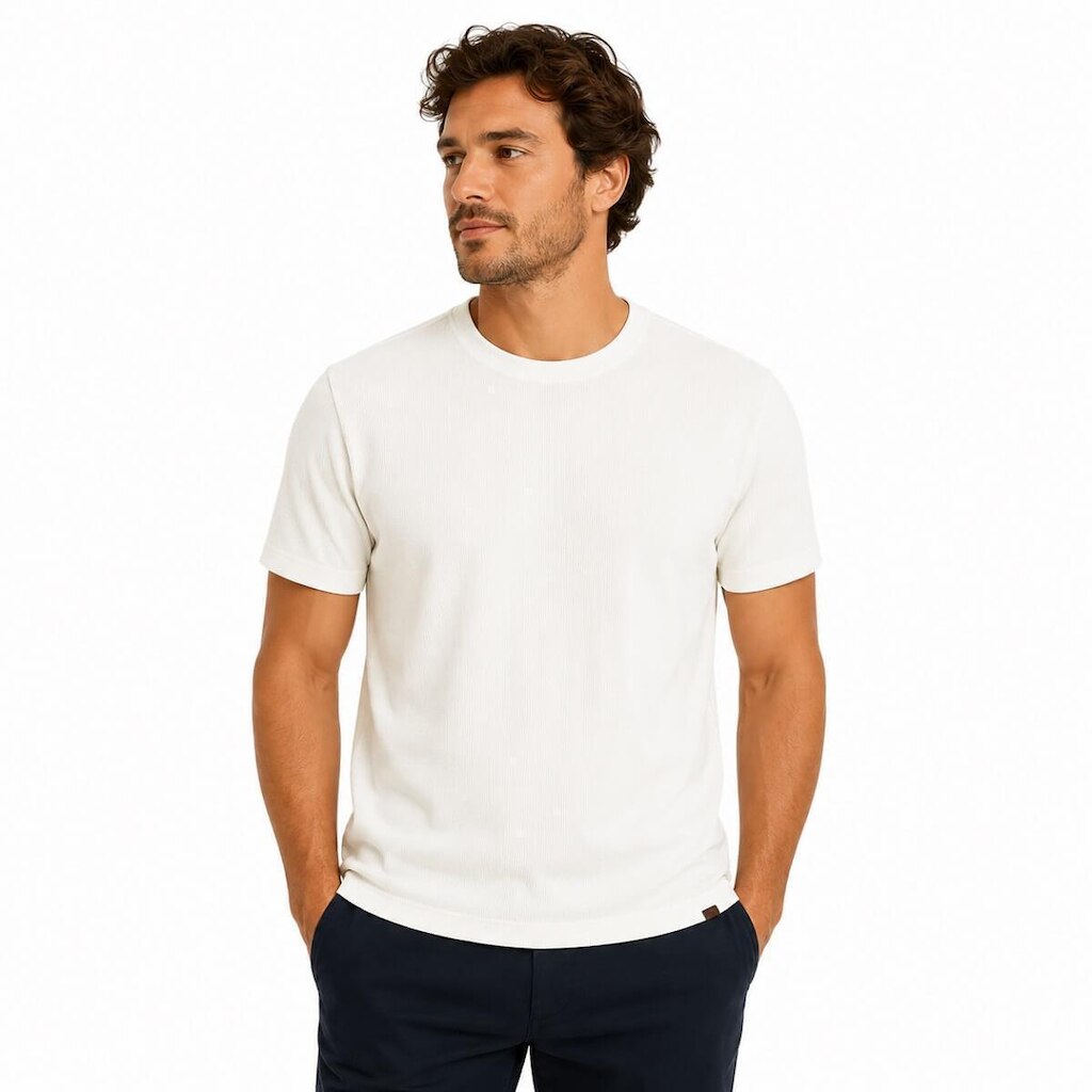 Camiseta Masculina Dixie 11.24.4355 Offwhite