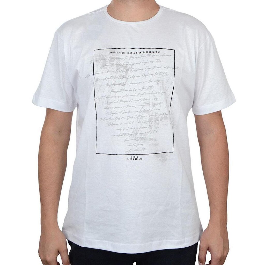 Camiseta Masculina Dixie MC Branco - 111940