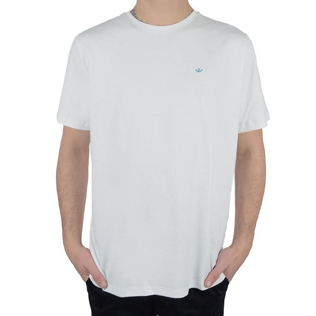 Camiseta Masculina Docthos MC Relaxed Fit Off White - 623