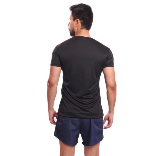 Camiseta Masculina Dry Manga Curta Proteção UV Slim Fit Básica Academia Treino Fitness