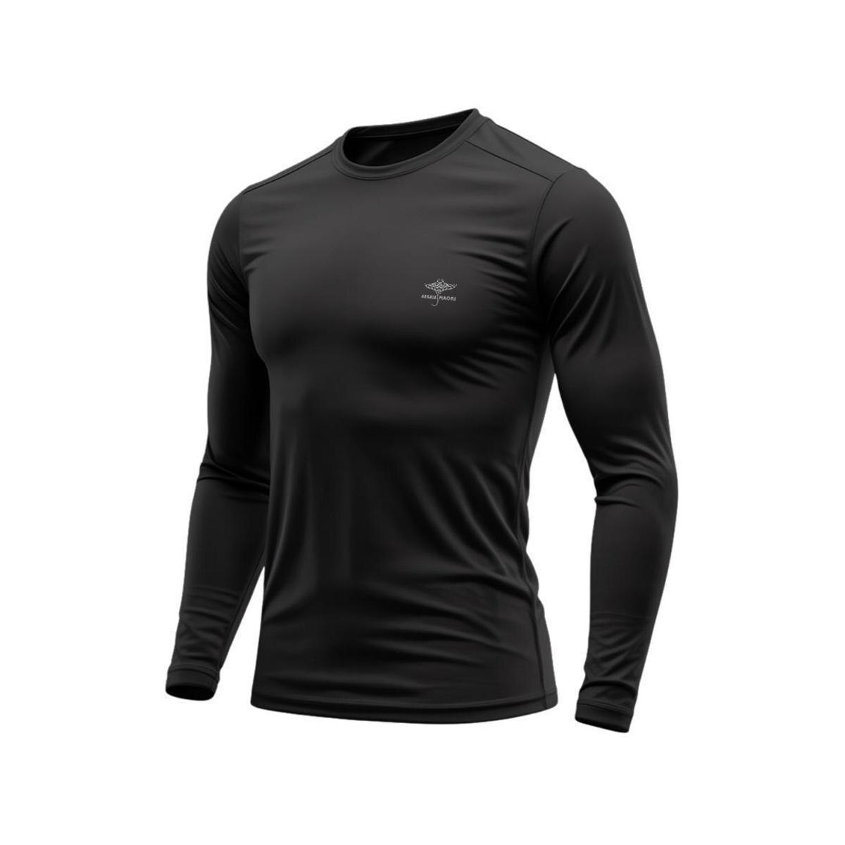 Camiseta Masculina Dry Manga Longa Academia Básico Verão Casual