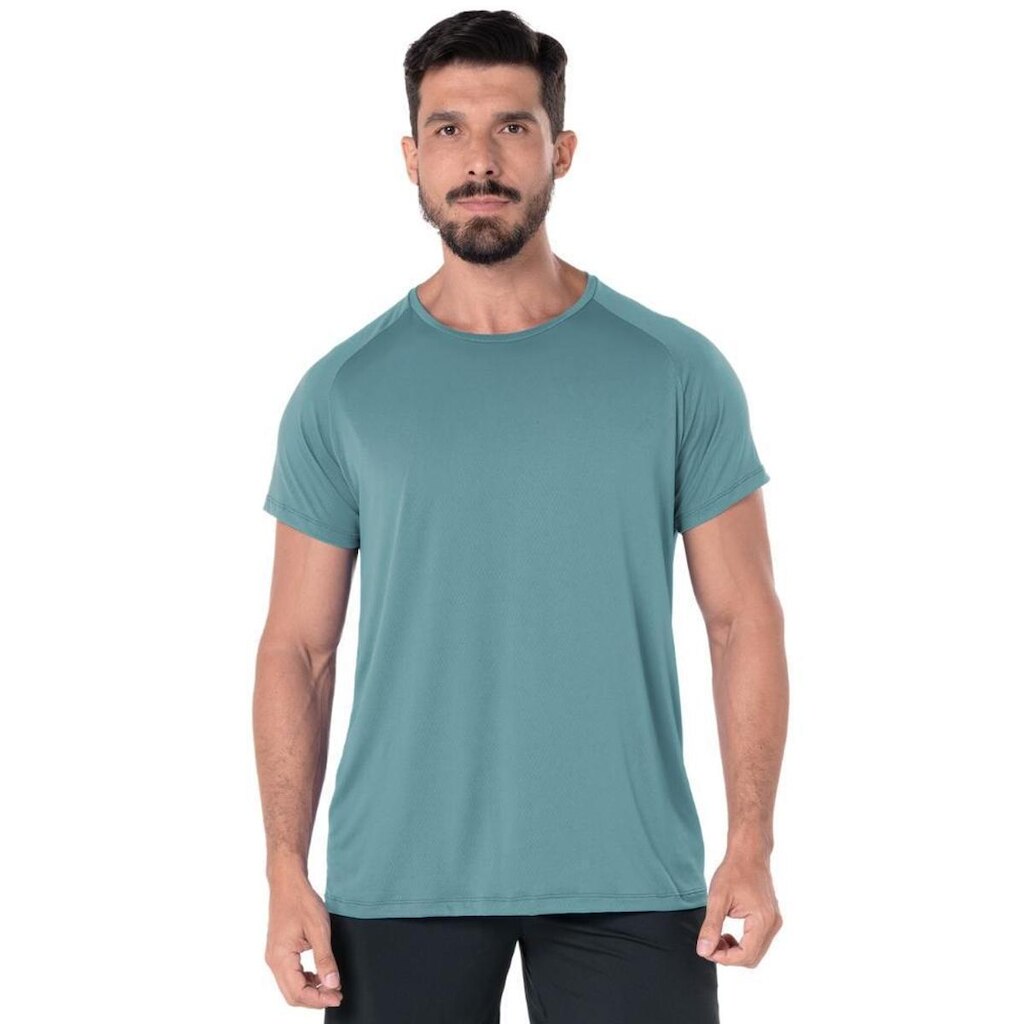 Camiseta Masculina Dry Poliamida Raglan