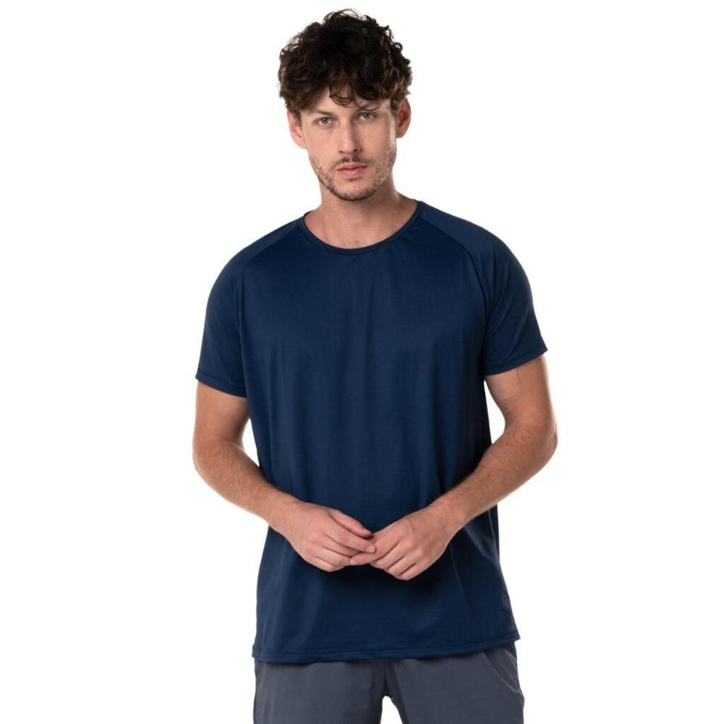 Camiseta Masculina Dry Poliamida Raglan