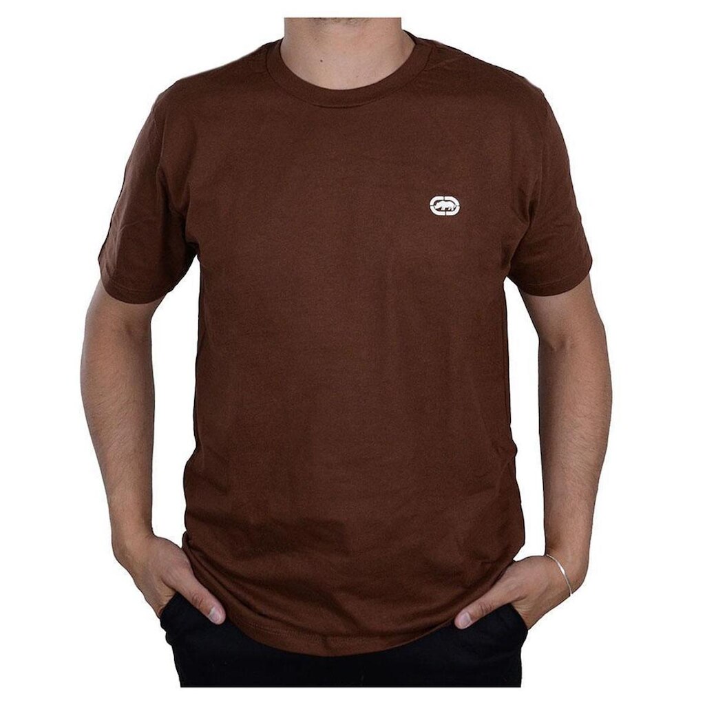 Camiseta Masculina Ecko Unltd MC Marrom Escuro - 1EK15