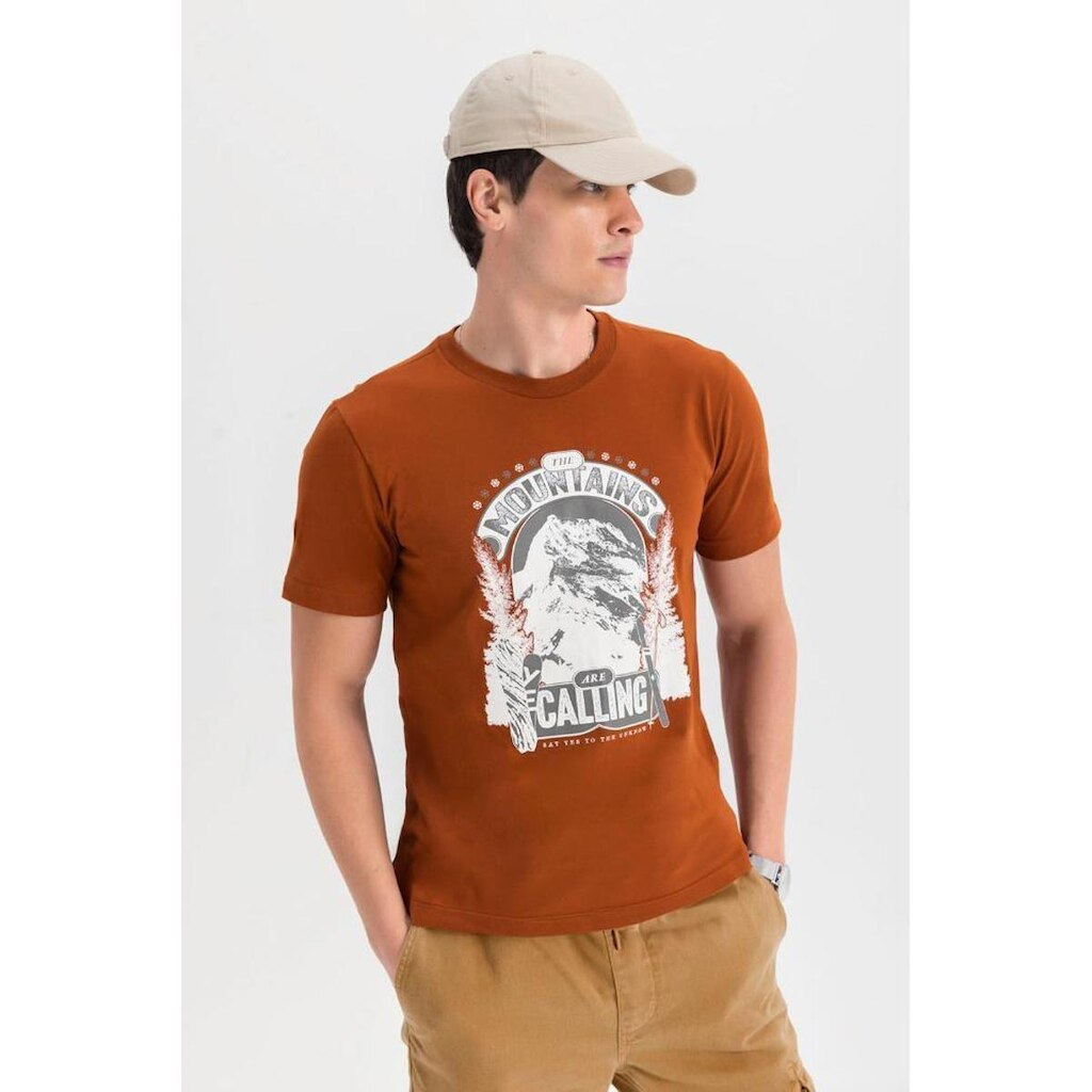 Camiseta Masculina Em Malha Essendi