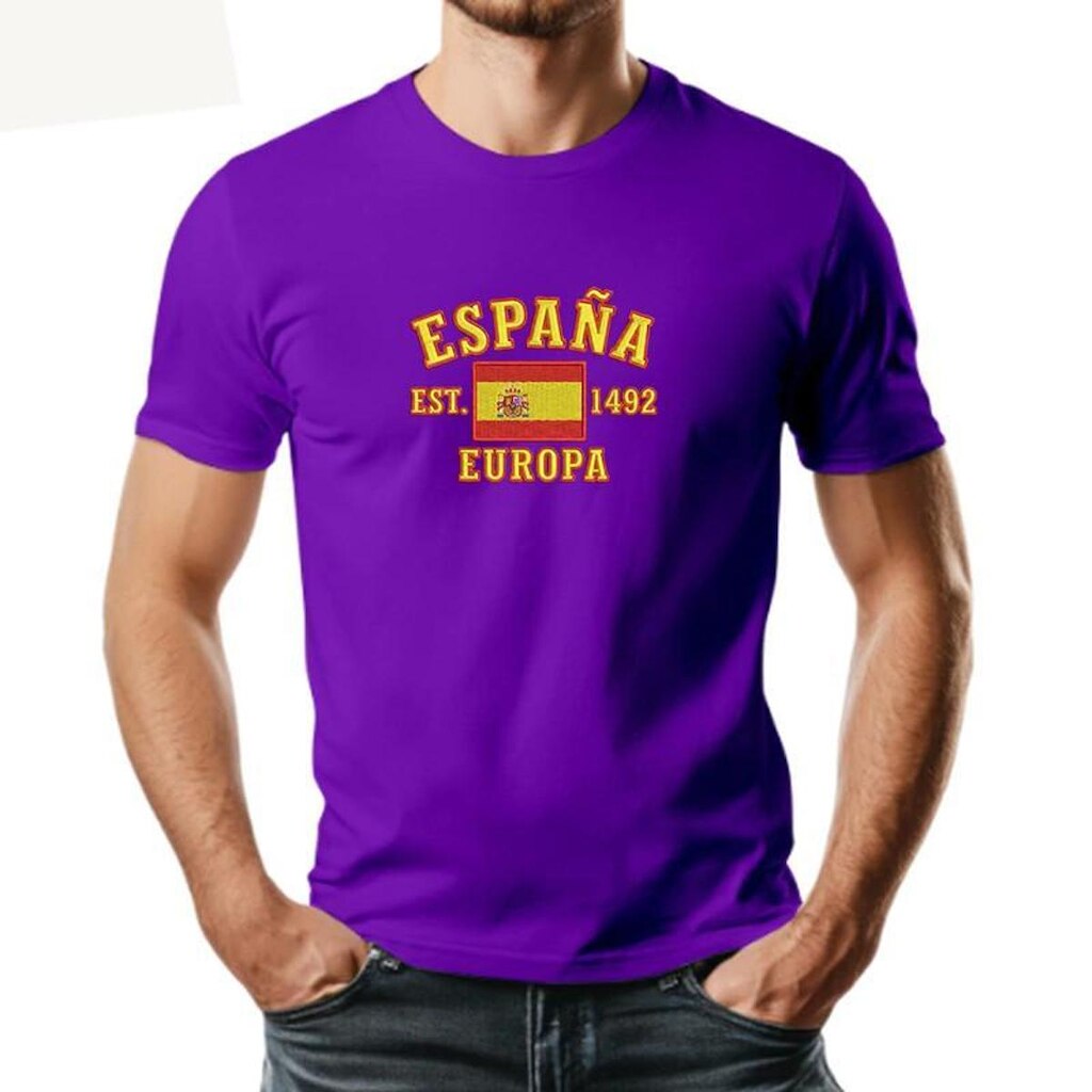 Camiseta Masculina ESPANHA Exclusiva Algodão Premium