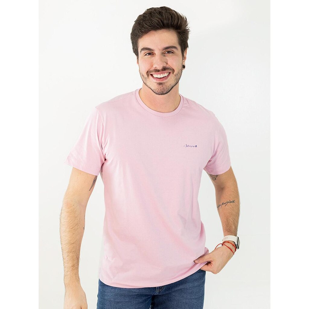 Camiseta Masculina Estampa Lateral Algodão Anticorpus