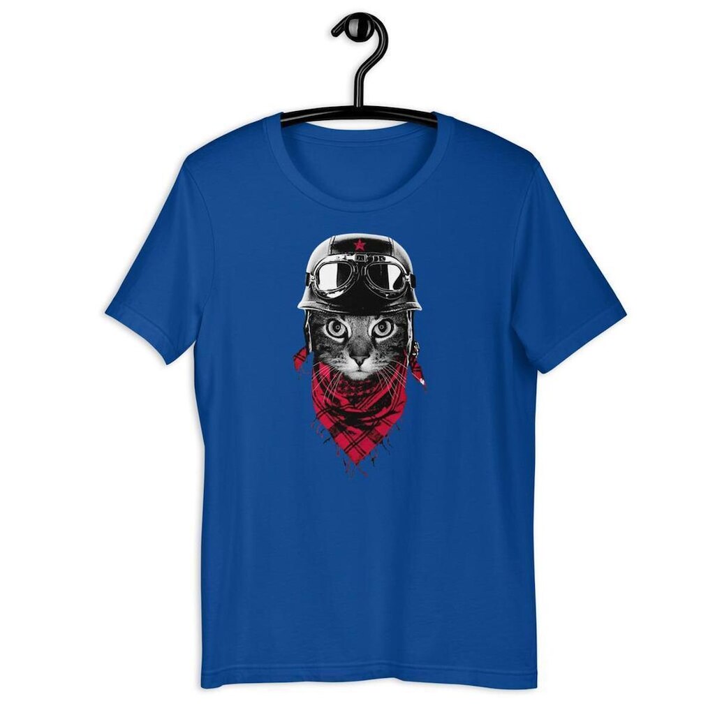Camiseta Masculina Gato Aviador