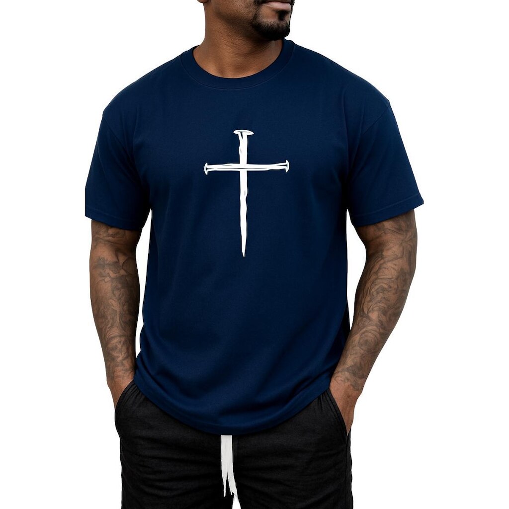 Camiseta Masculina Gmm Shoes Básica com Modelagem Clássica